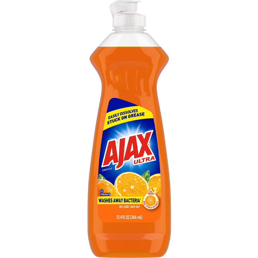 AJAX DISHWASH LIQUID 12.4 OZ ORANGE